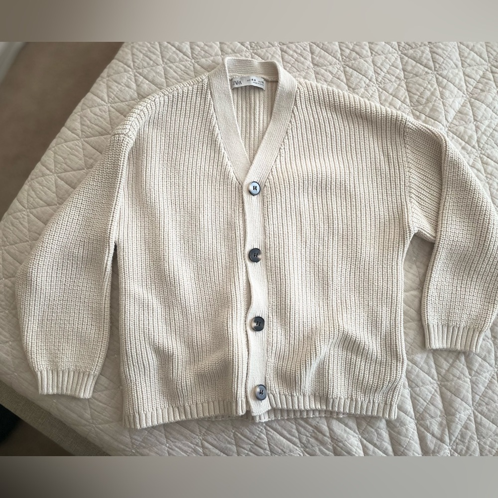 Zara Kids Chunky Cardigan Sweater
